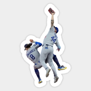 Andy Pages Catch - Dodgers World Series - Game 7 Saving The Catch Sticker